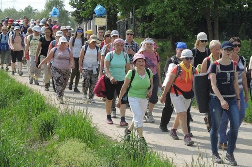 Łagiewniccy pielgrzymi na trasie - 3. dzień - 2018