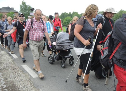 Łagiewniccy pielgrzymi na trasie - 3. dzień - 2018