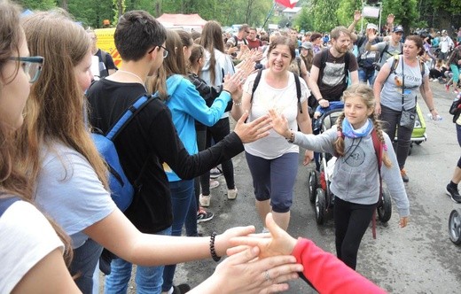 Łagiewniccy pielgrzymi na trasie - 3. dzień - 2018