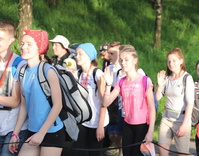 Powitanie grupy św. Matki Teresy w Malcu