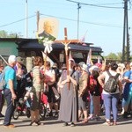 Poświęcenie witraża św. Faustyny w kościele w Nidku