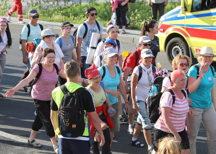 Powitanie pielgrzymów w Wysokiej - 2018