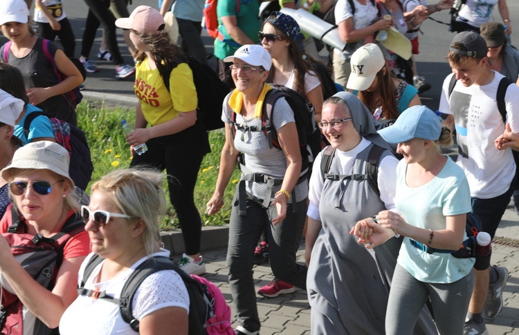 Powitanie pielgrzymów w Wysokiej - 2018