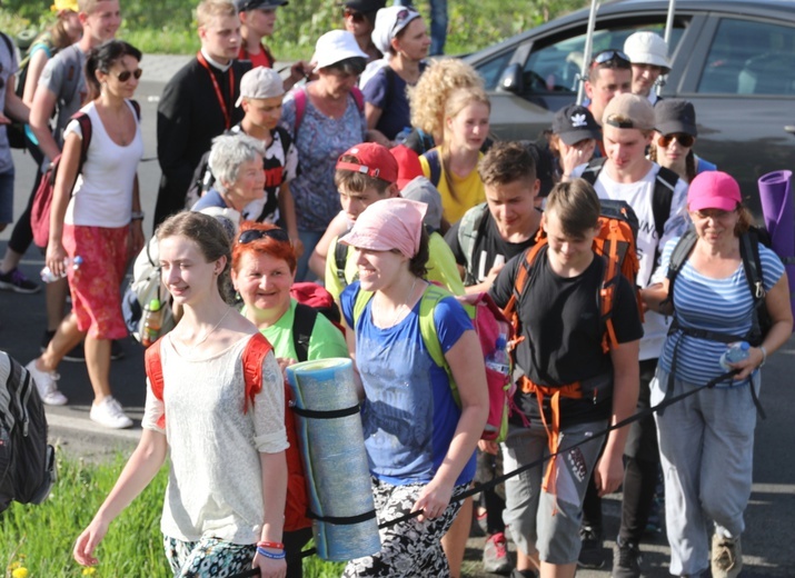 Powitanie pielgrzymów w Wysokiej - 2018