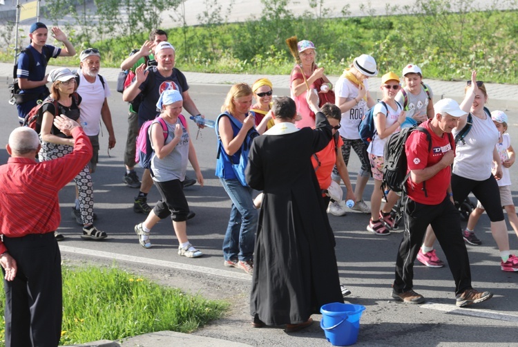 Powitanie pielgrzymów w Wysokiej - 2018