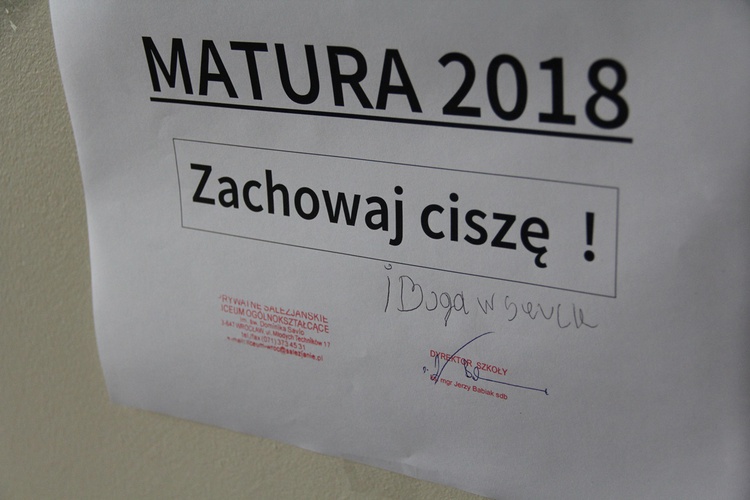 Matura 2018 w Salezie