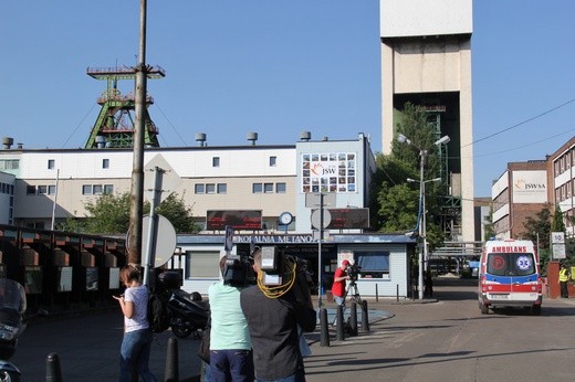 "Zofiówka" w dniu wstrząsu i akcji ratowniczej