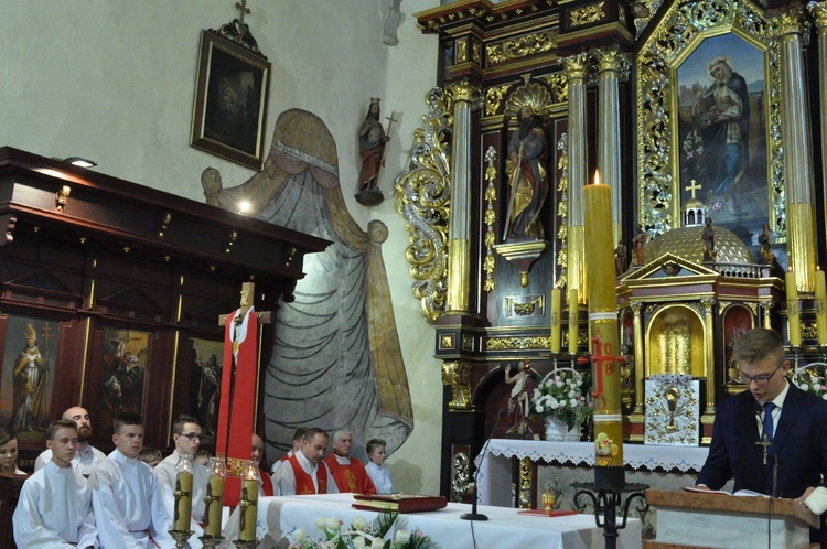 Bierzmowanie w Starym Sączu