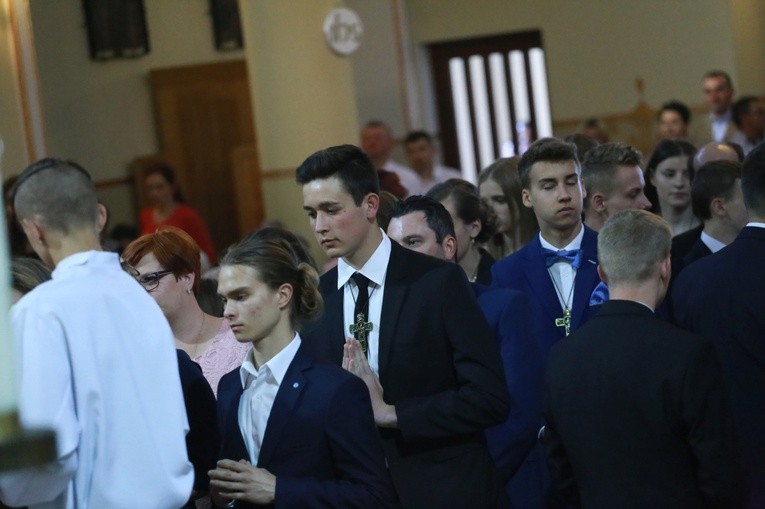 Bierzmowanie w Trzcianie k. Mielca