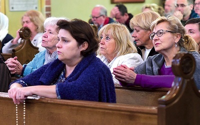 ▲	Po Mszy św. odbyła się wielogodzinna adoracja Najświętszego Sakramentu.