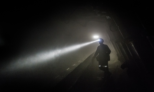 Jest sygnał z lampy górniczej  