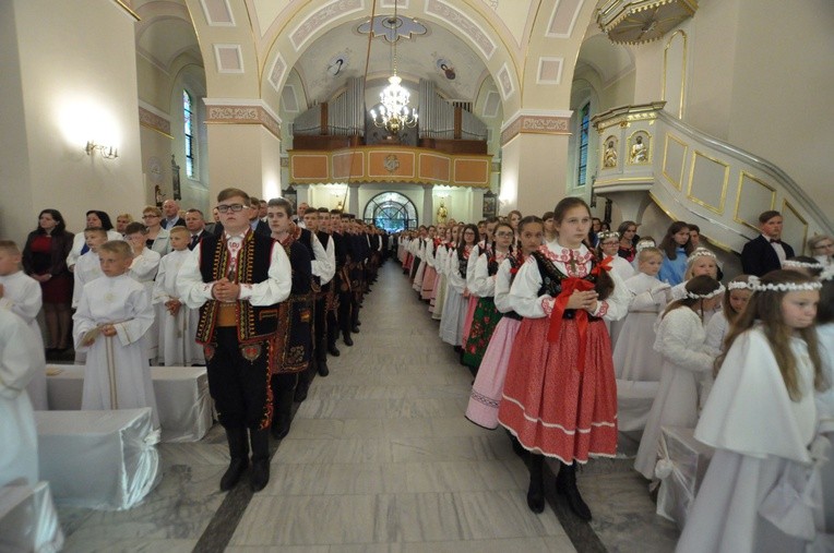 Bierzmowanie w Podegrodziu