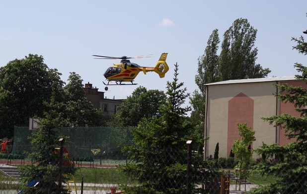  Akcja ratunkowa przy Zespole Szkół Katolickich w Mławie