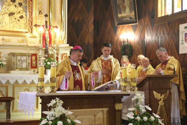 Poświęcenie kościoła i ołtarza w Żabnicy