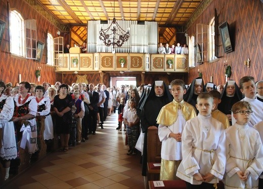 Poświęcenie kościoła i ołtarza w Żabnicy