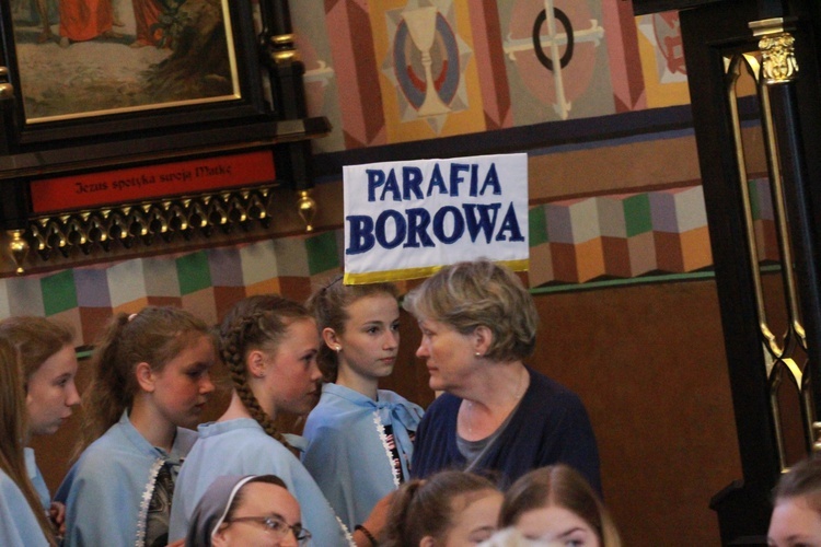 Pielgrzymka DSM do Chorzelowa