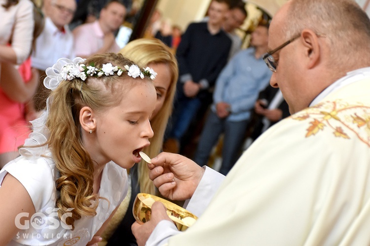 Pierwsza Komunia św. dzieci z Zespołu Szkół Specjalnych w Świdnicy.