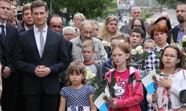 Jasnogórską ikonę witały także pierwszokomunijne dzieci oraz ich rodzice