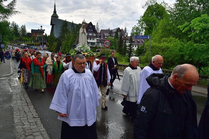 Pani Fatimska na ulicach Zakopanego