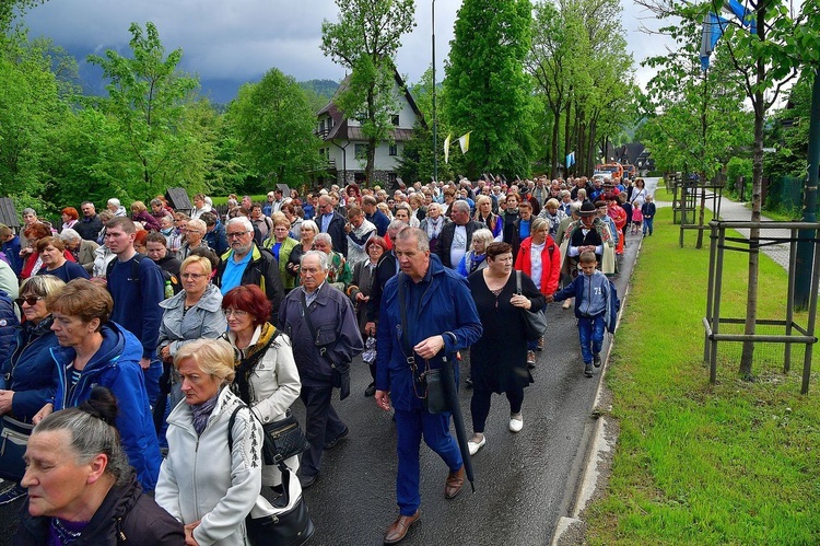 Pani Fatimska na ulicach Zakopanego