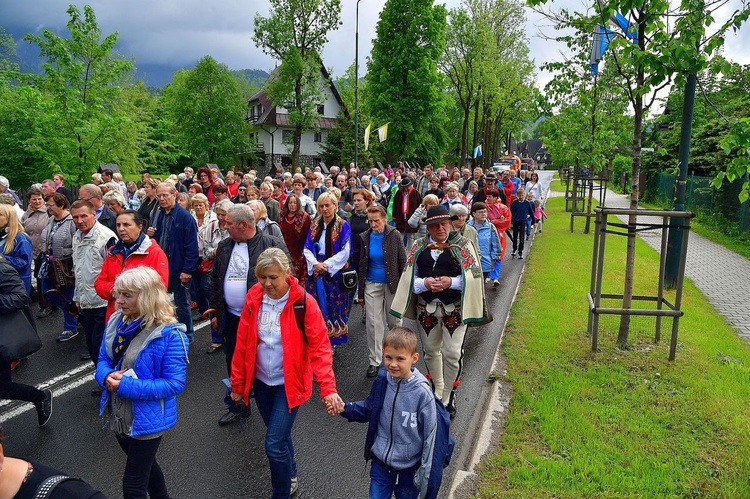 Pani Fatimska na ulicach Zakopanego