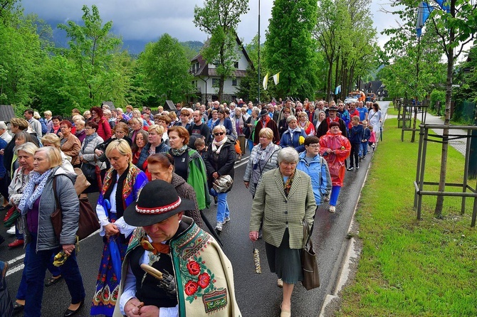 Pani Fatimska na ulicach Zakopanego