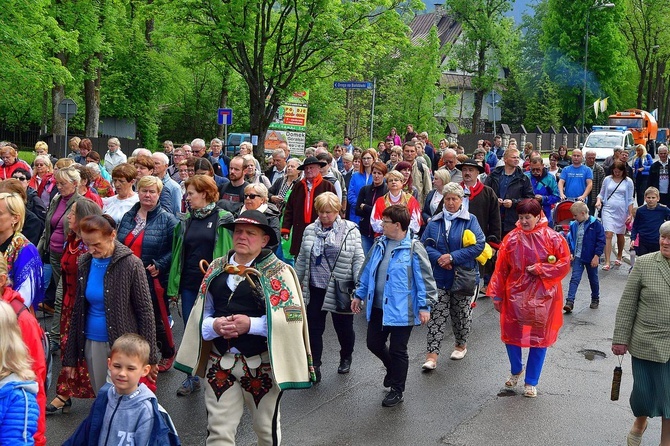 Pani Fatimska na ulicach Zakopanego