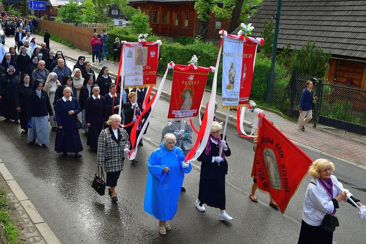 Pani Fatimska na ulicach Zakopanego