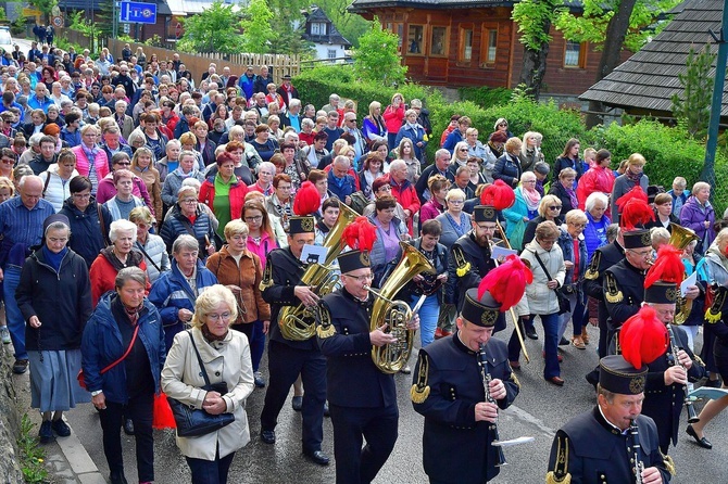 Pani Fatimska na ulicach Zakopanego