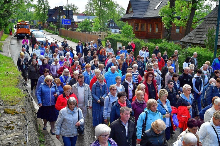 Pani Fatimska na ulicach Zakopanego