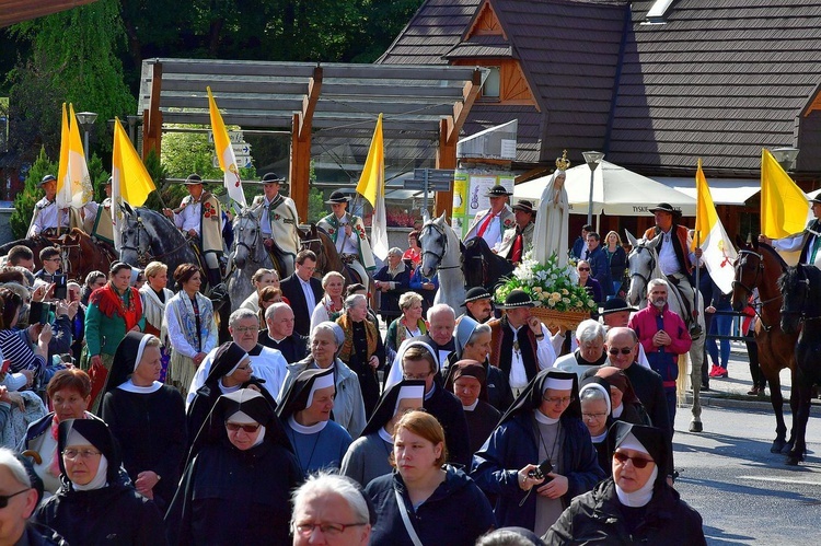 Pani Fatimska na ulicach Zakopanego