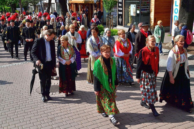 Pani Fatimska na ulicach Zakopanego