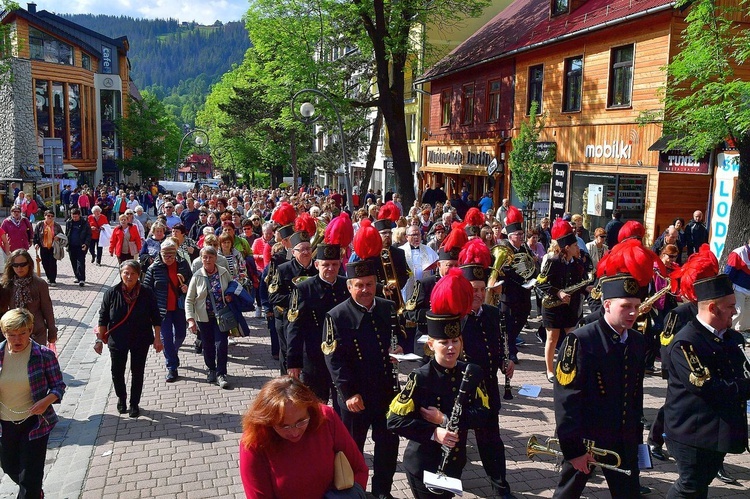 Pani Fatimska na ulicach Zakopanego