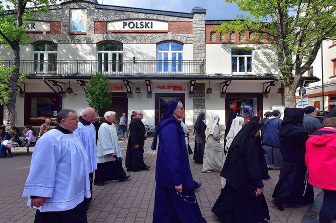 Pani Fatimska na ulicach Zakopanego