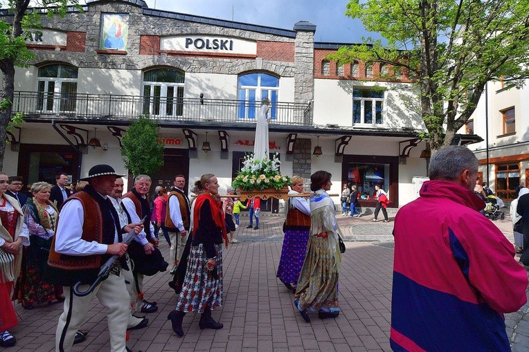 Pani Fatimska na ulicach Zakopanego
