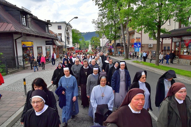 Pani Fatimska na ulicach Zakopanego