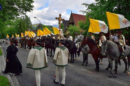 Pani Fatimska na ulicach Zakopanego