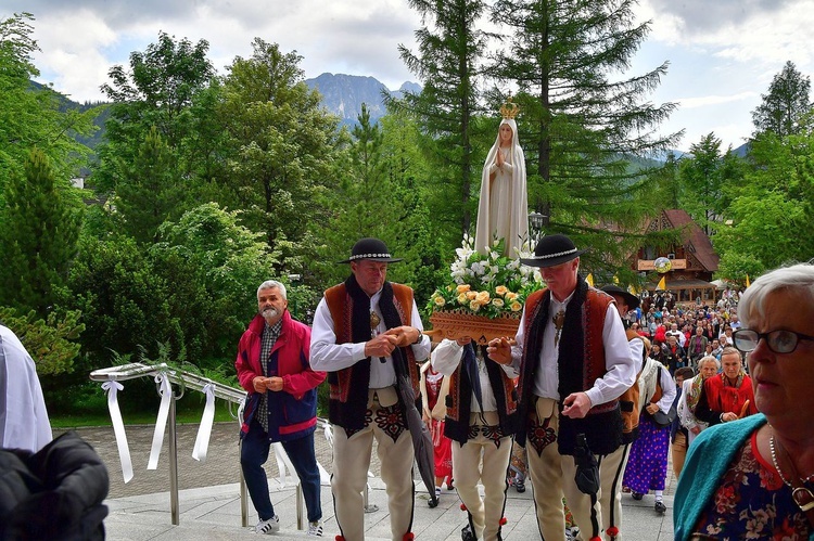 Pani Fatimska na ulicach Zakopanego