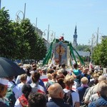 Wejście pielgrzymki z Łowicza na Jasną Górę - cz. 2