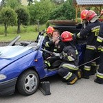 Pokazy działania strażaków 