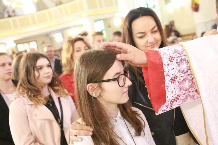 Bierzmowanie u MB Anielskiej w Dębicy