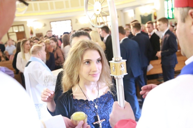 Bierzmowanie u MB Anielskiej w Dębicy