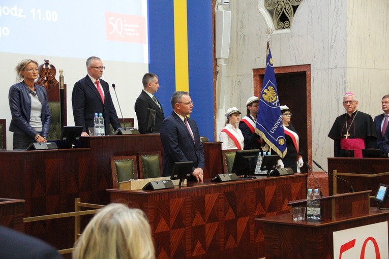 53. sesja Sejmiku Województwa Śląskiego z okazji 50. rocznica powstania Uniwersytetu Śląskiego