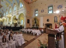 Bierzmowanie w Oleśnie