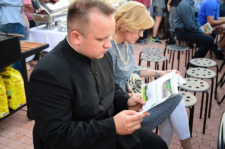 Poświęcenie ogrodu biblijnego w Lidzbarku Warmińskim