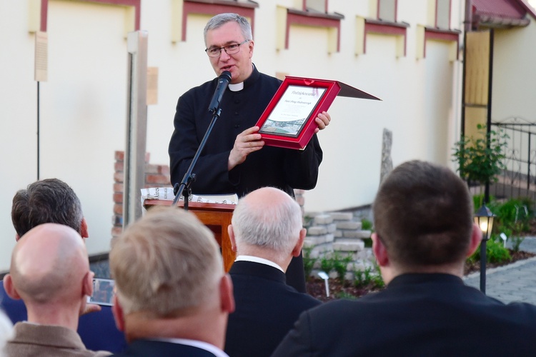 Poświęcenie ogrodu biblijnego w Lidzbarku Warmińskim