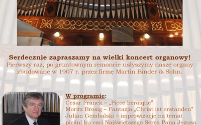 Koncert organowy, Chorzów, 6 czerwca