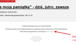 Szanowny Użytkowniku