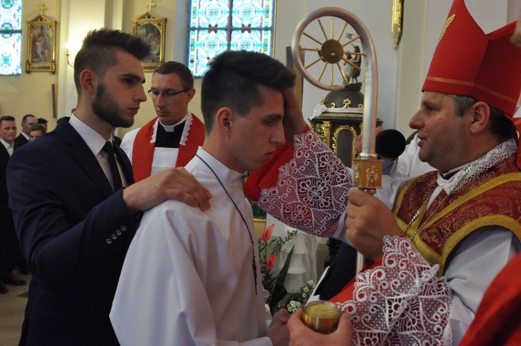 Bierzmowanie w Oleśnie