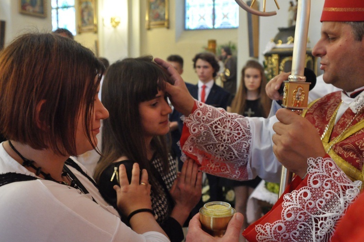 Bierzmowanie w Oleśnie